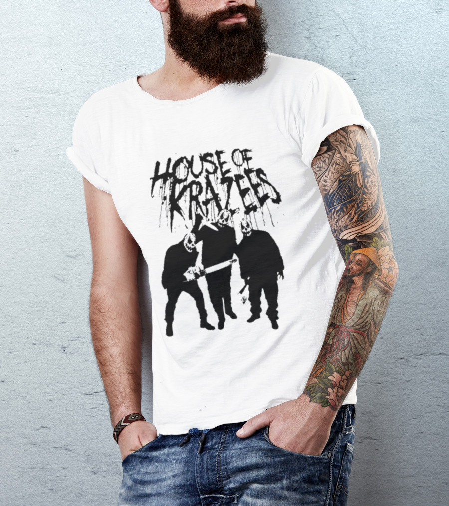 House Of Krazees MNE Stare Horror Mask Trio T-Shirt
