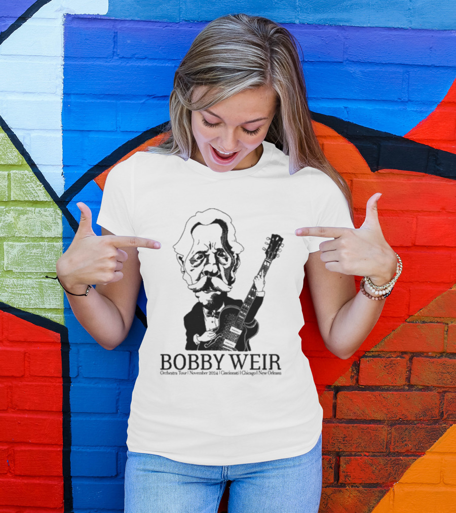 Bobby Weir Orchestra Tour November 2024 Cincinnati Chicago New Orleans T-Shirt