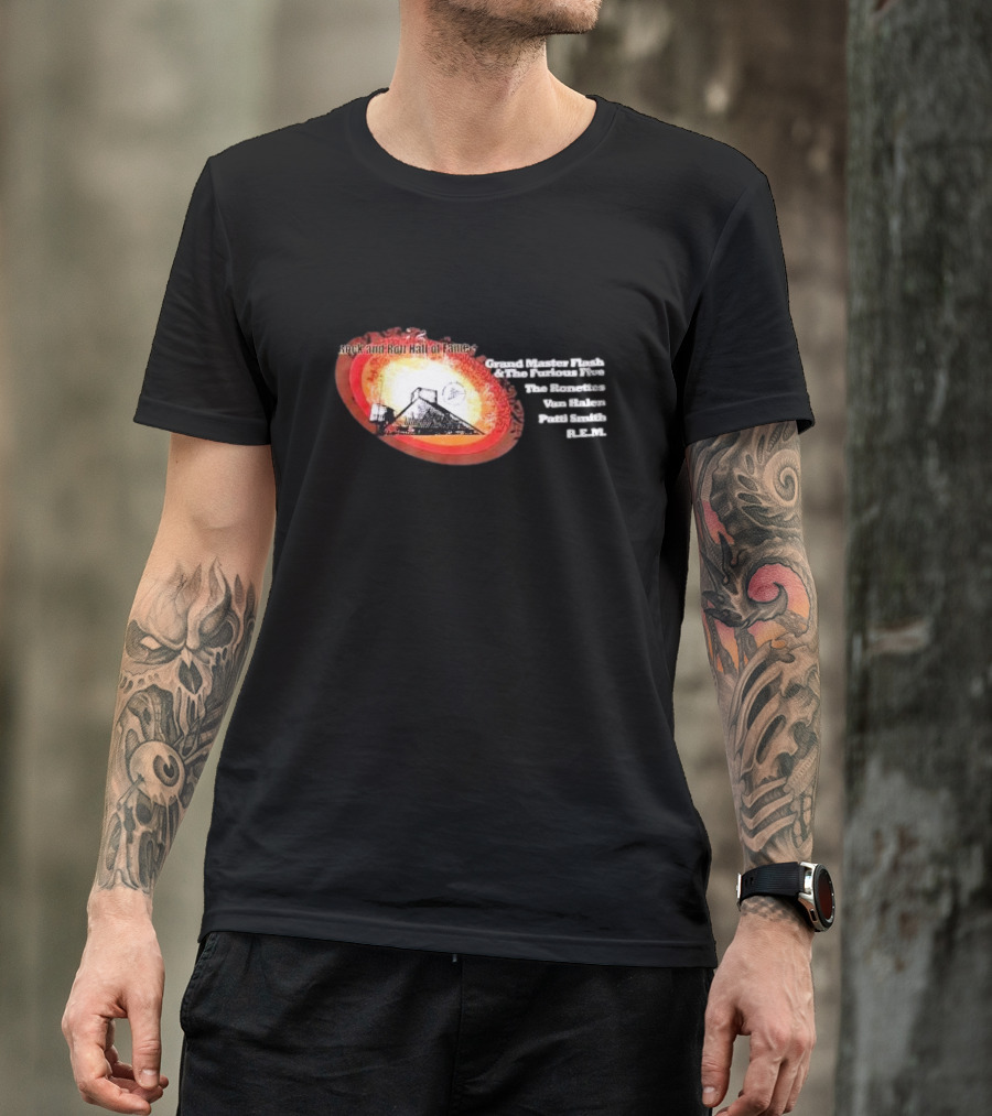 Rock And Roll Hall Of Fame Grand Master Flash The Furious Five The Ronettes Van Halen Patti Smith R.E.M T-Shirt