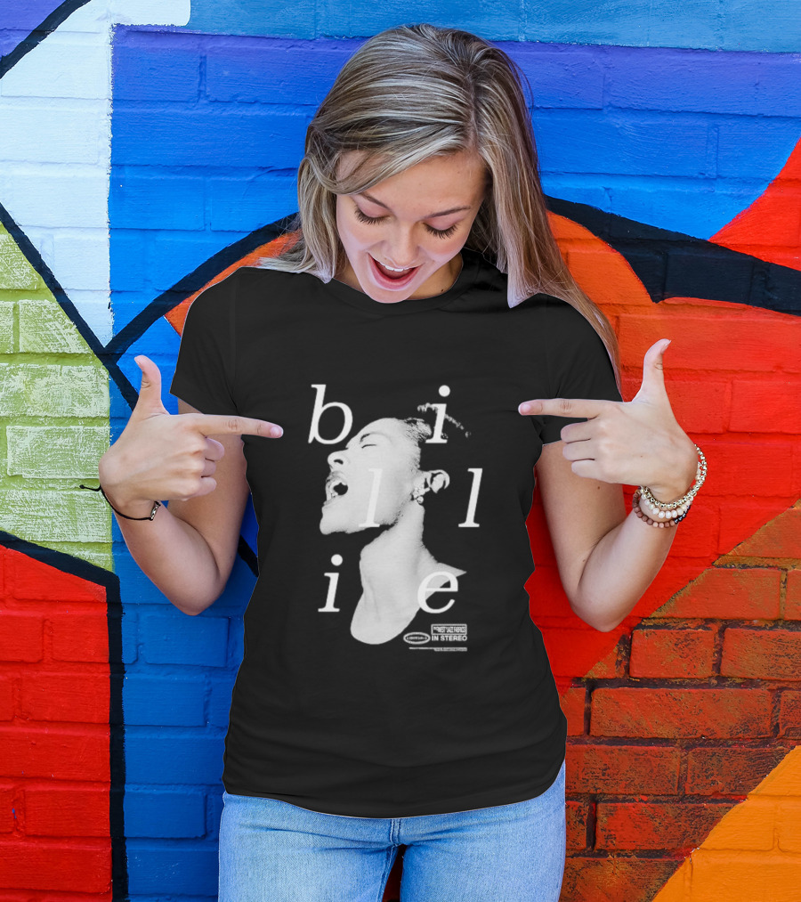 Billie Holiday Cafe Society Prestige Analog In Stereo T-Shirt