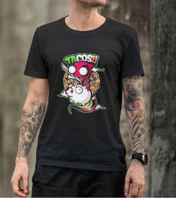 Tacos Deadpool Unicorn Adventure T-Shirt