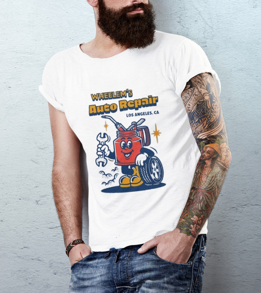 Wheelem's Auto Repair Los Angeles CA T-Shirt