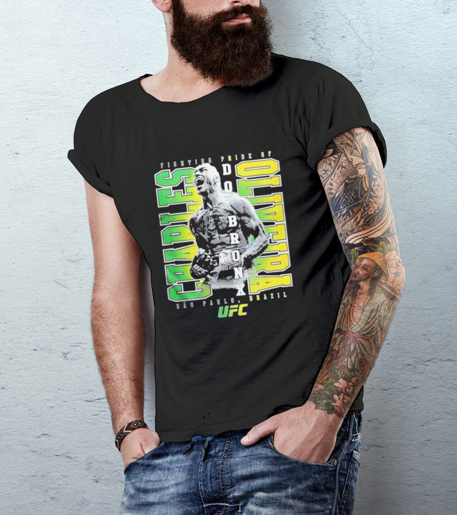Charles Oliveira UFC Fighting Pride Of São Paulo Brazil Do Bronx T-Shirt
