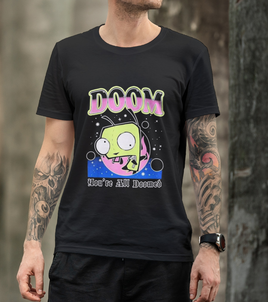 Invader Zim GIR Doom You're All Doomed Space T-Shirt