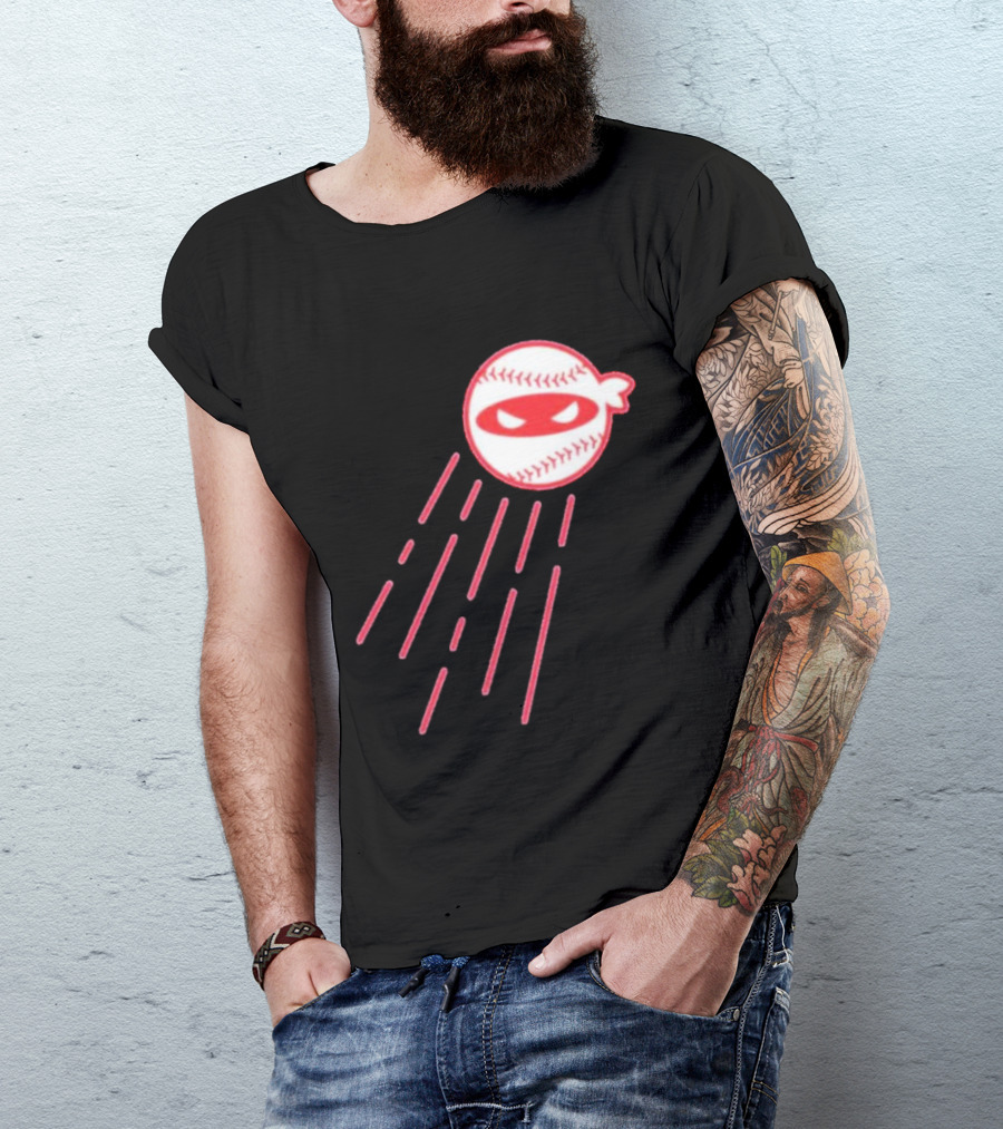 Los Angeles Dodgers Ninja Baseball Pitcher Retro T-Shirt