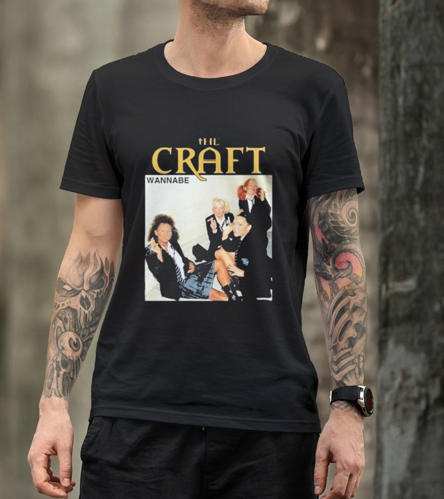 THE CRAFT WANNABE Spice Girls Parody School Girls Smoking Scene T-Shirt
