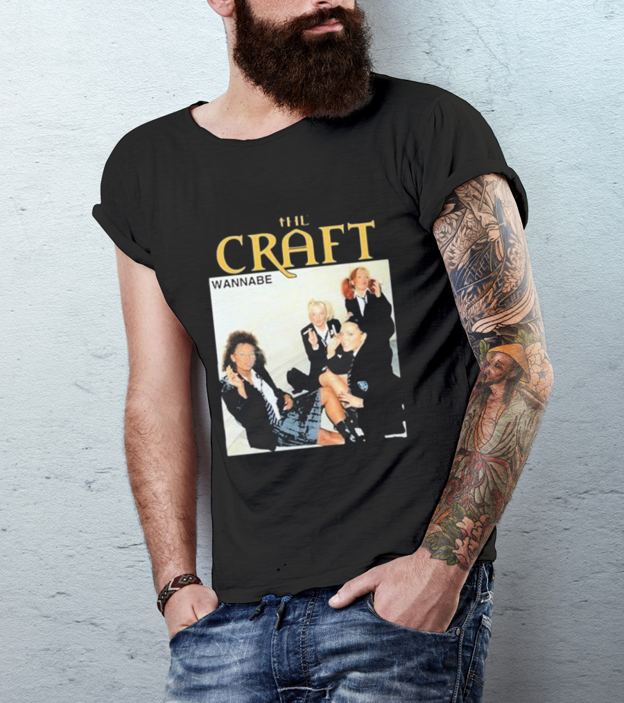 THE CRAFT WANNABE Spice Girls Parody School Girls Smoking Scene T-Shirt