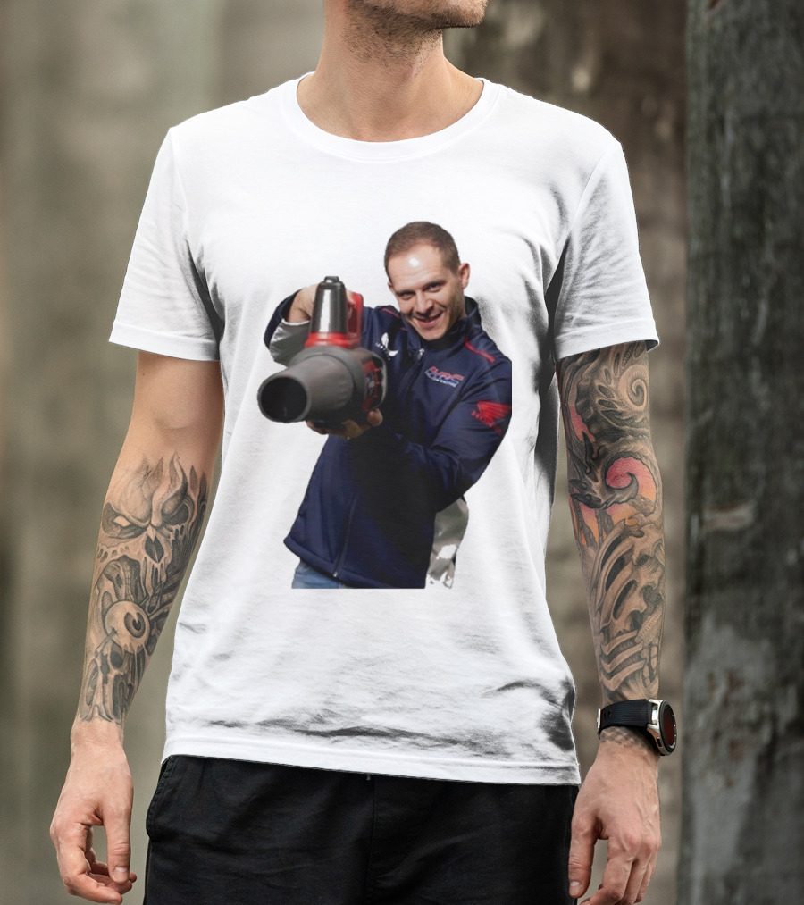 Stefan Bradl Servus TV 2024 Honda Racing Blow Dryer Fun T-Shirt