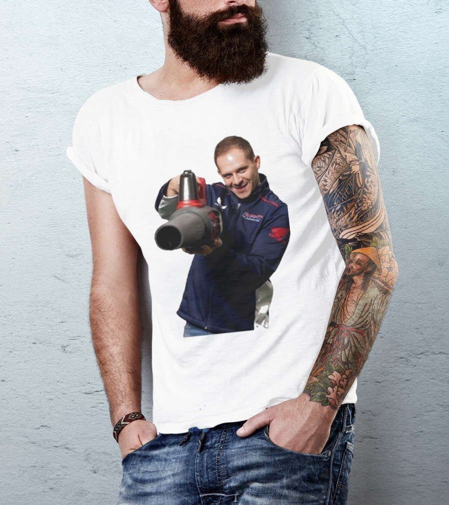 Stefan Bradl Servus TV 2024 Honda Racing Blow Dryer Fun T-Shirt
