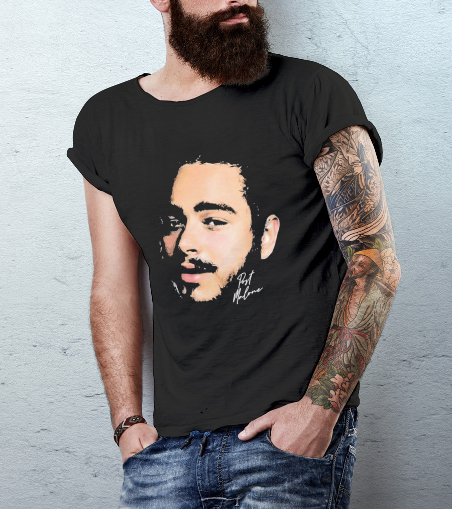 Post Malone Portrait I Like You T-Shirt