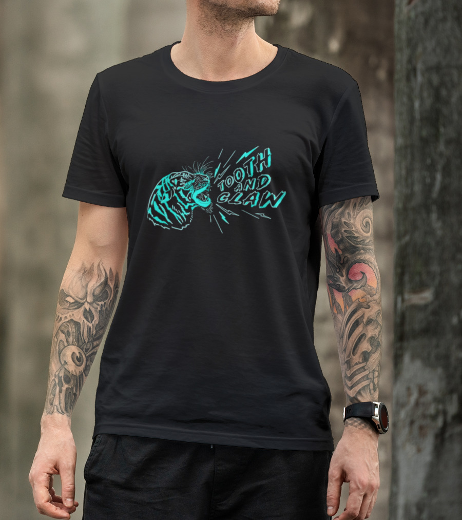 TOOTH AND CLAW TIGER MIDWEIGHT ROAR T-Shirt