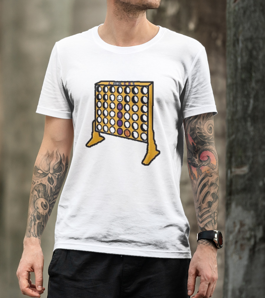 Knecht Four Purple Yellow Basketball Emoji T-Shirt