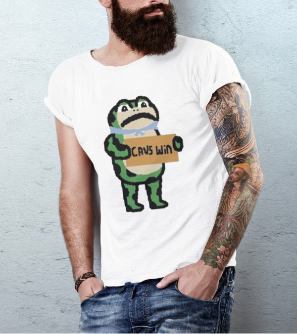 Cavs Win Victory Frog Pixel T-Shirt