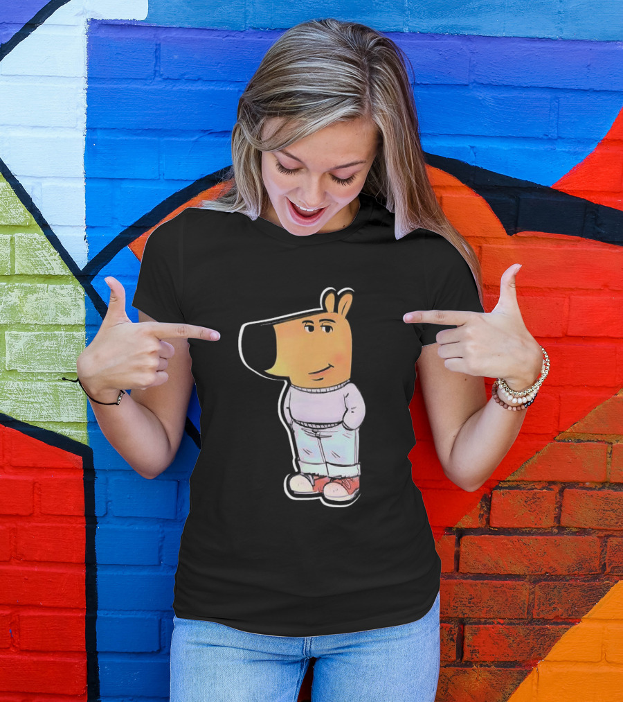 I Don't Know Who This Is. My New Character Is A Chill Guy In Relaxed Outfit With Hands In Pockets T-Shirt