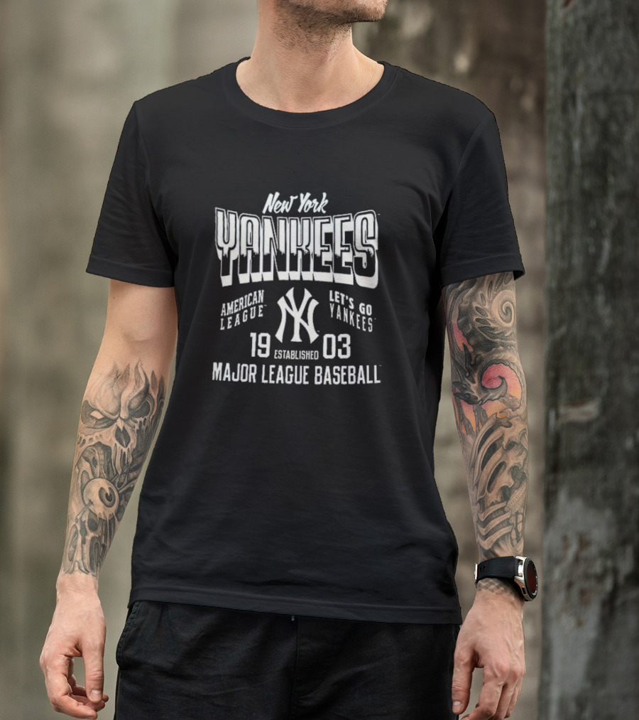 New York Yankees 1903 Major League Baseball American League Let's Go Yankees T-Shirt