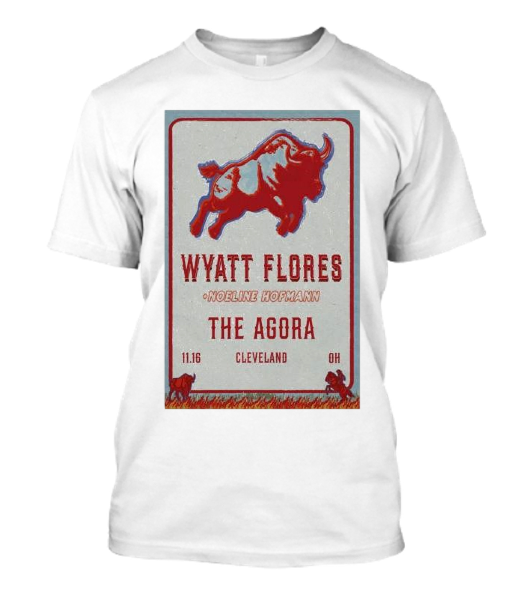 Wyatt Flores Noeline Hofmann The Agora Cleveland OH 11.16 Buffalo Image T-Shirt