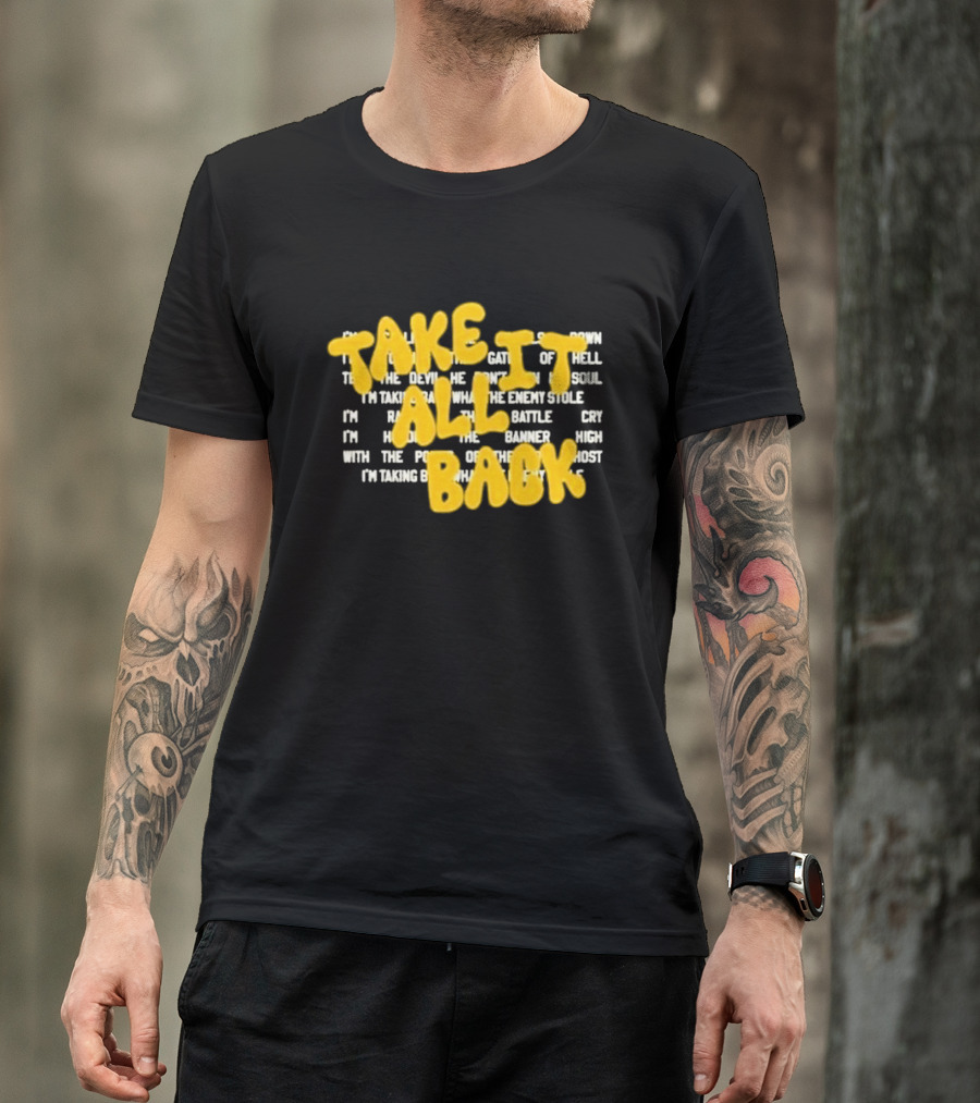 Tauren Wells Take It All Back Vintage I'm Raising The Battle Cry T-Shirt
