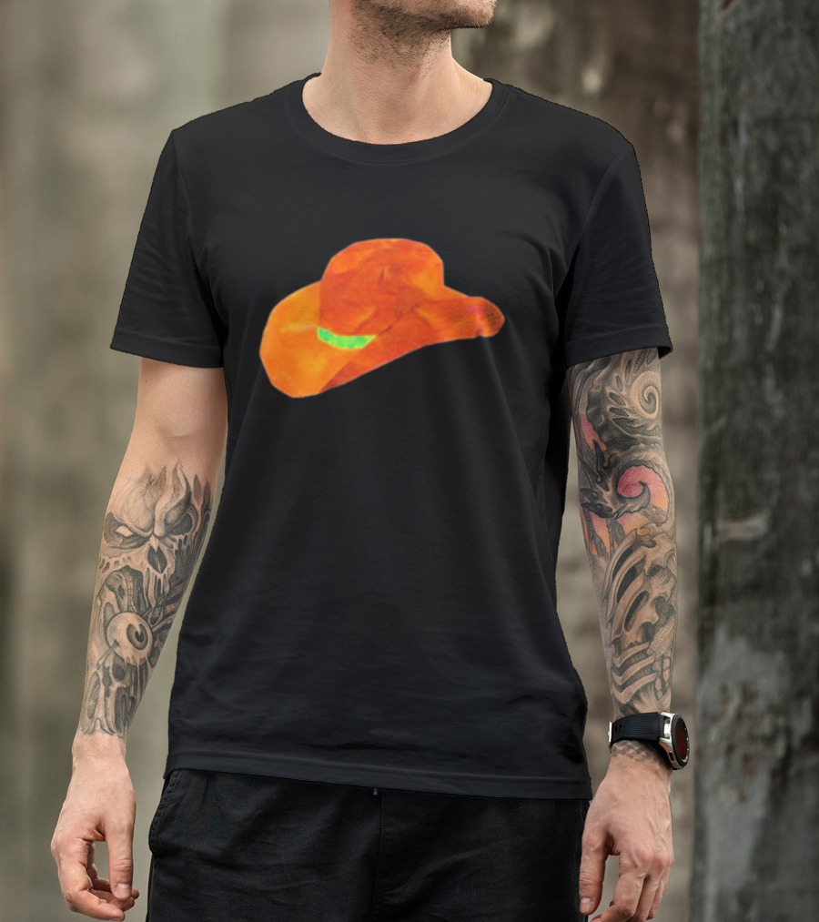 Halsey Yallsey Toddler Orange Cowboy Hat T-Shirt