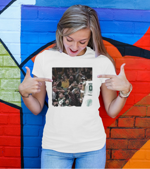 Chill Guy Dog Celtic Boston Tatum 0 Fan Crowd T-Shirt