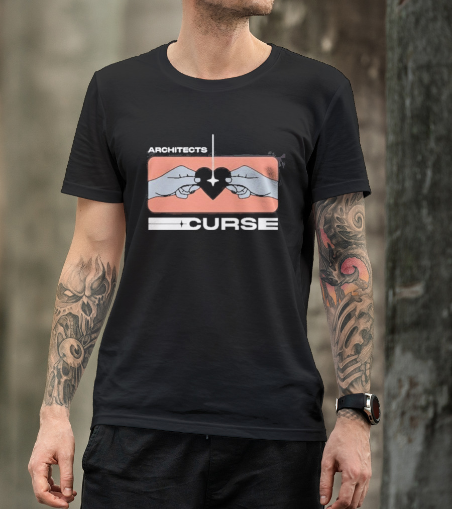 Architects Curse Heart Hands Black T-Shirt