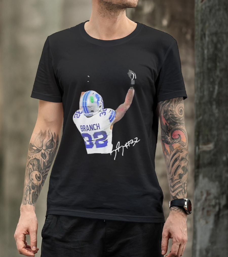 Lions Branch 32 Middle Finger Gesture T-Shirt