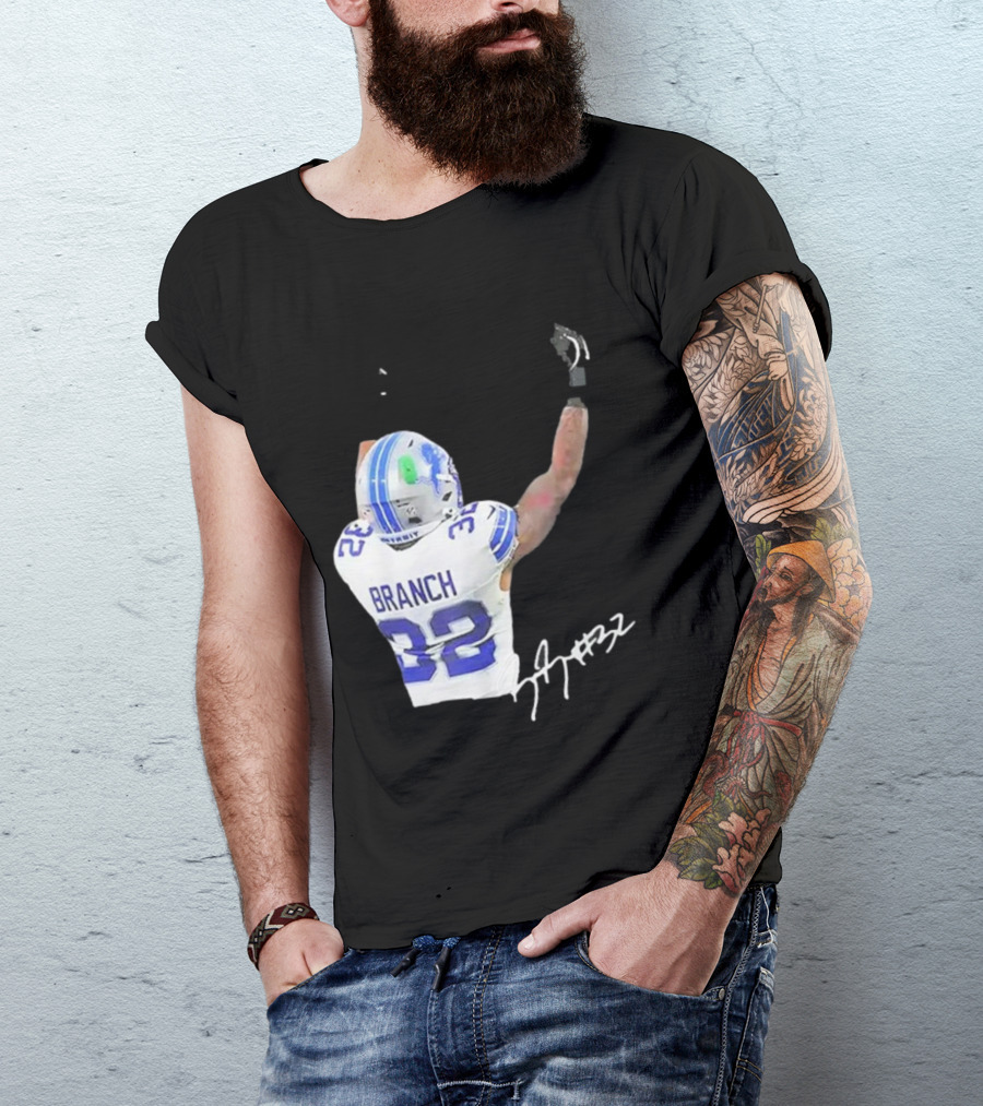 Lions Branch 32 Middle Finger Gesture T-Shirt