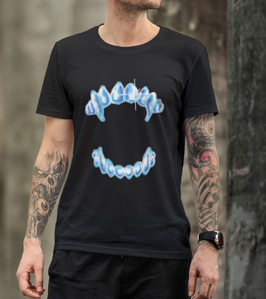 Dom Dolla Cave Fangs Blue Ice Grillz T-Shirt