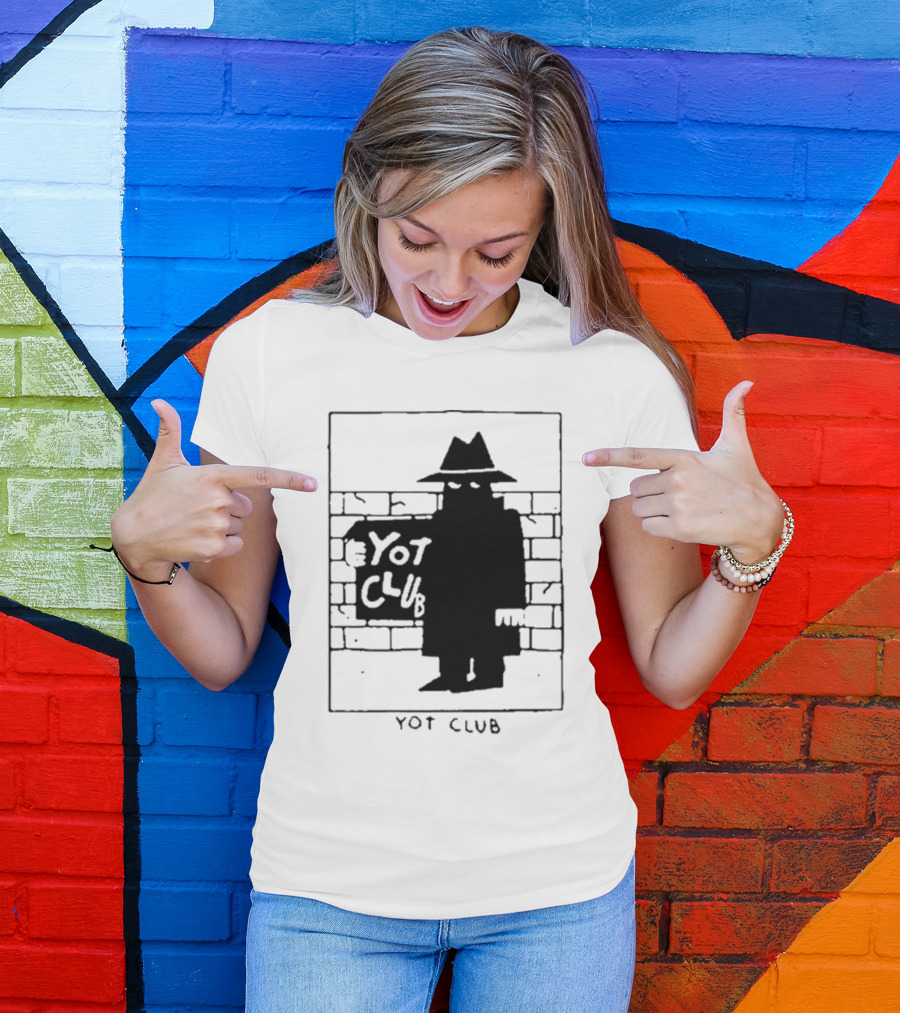 Yot Club Mysterious Silhouette Art Lazy Eyes Show T-Shirt