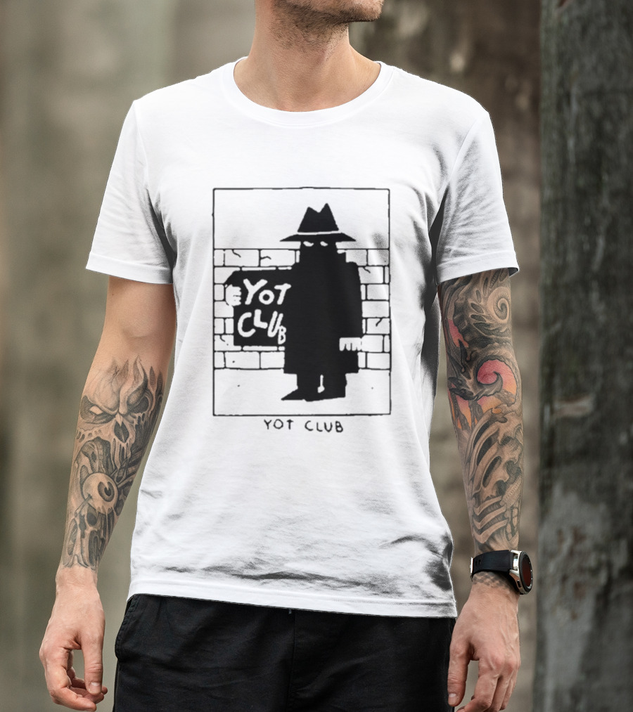 Yot Club Mysterious Silhouette Art Lazy Eyes Show T-Shirt