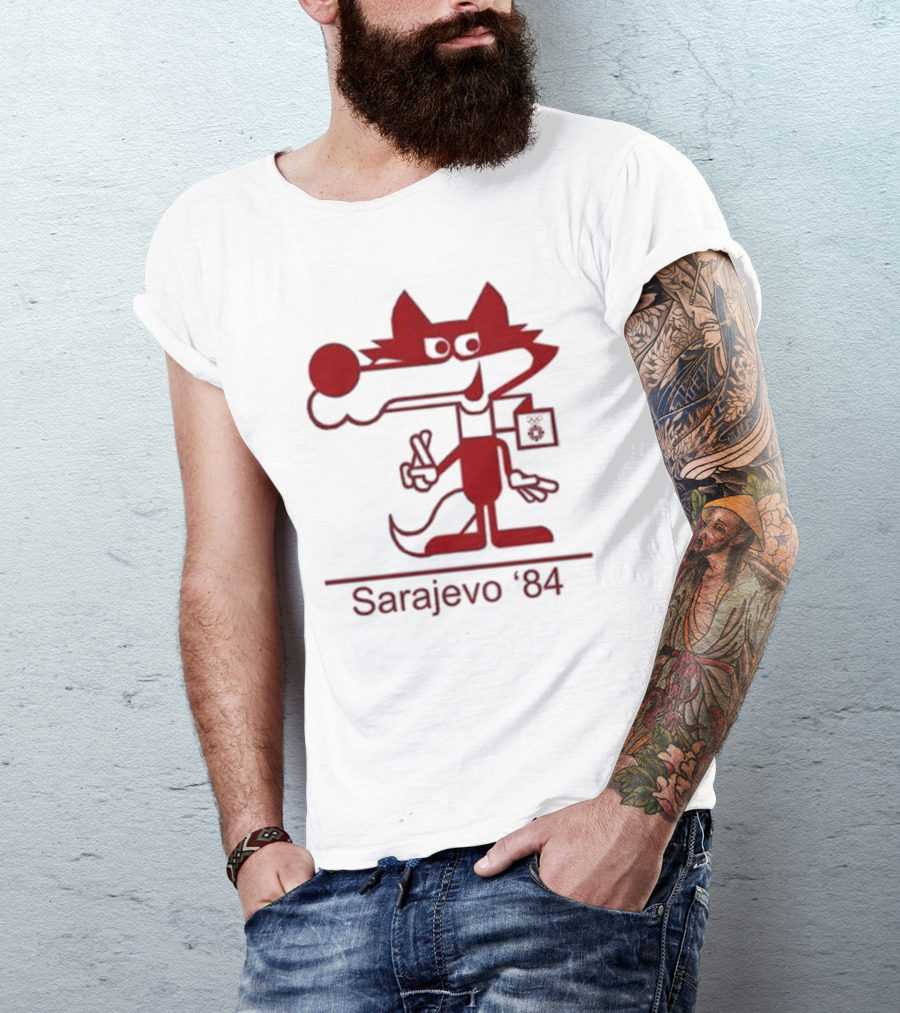 Vucko Sarajevo '84 Winter Olympics Mascot T-Shirt