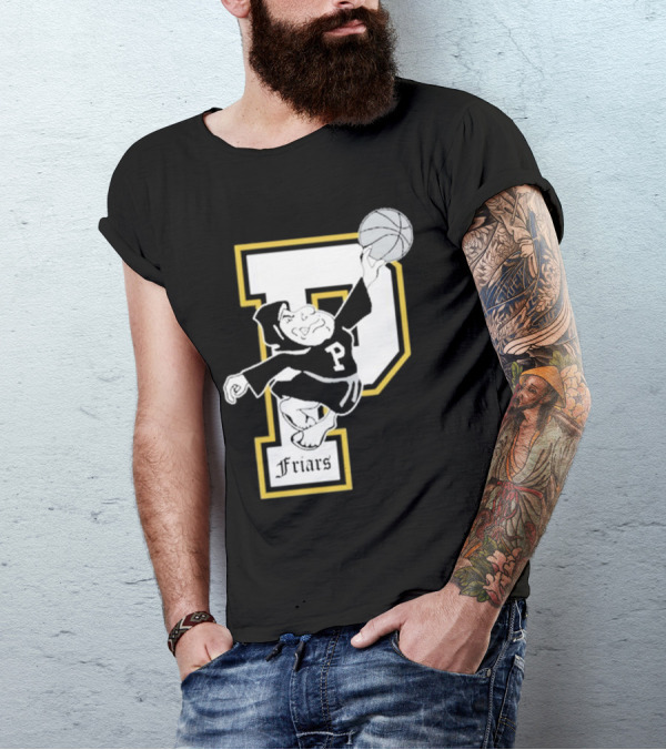 P Friars Basketball Dunking Mascot T-Shirt