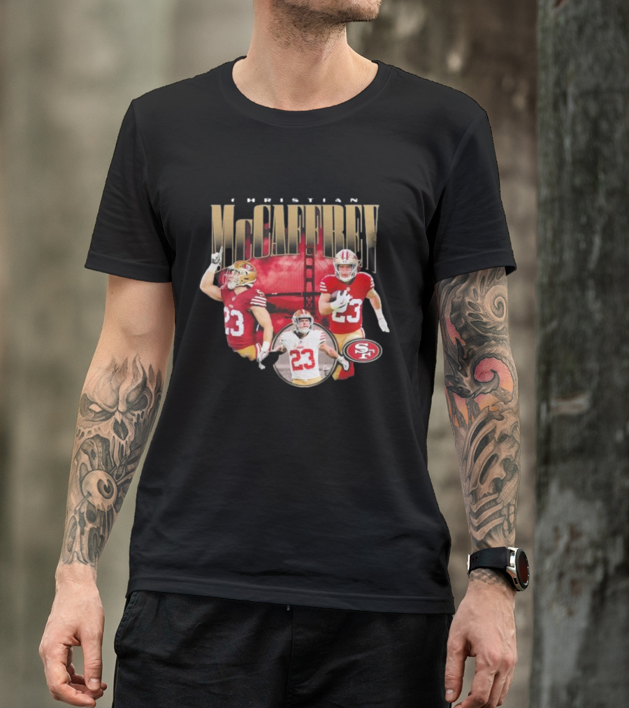 Christian McCaffrey San Francisco 49ers Iconic Performance 23 T-Shirt