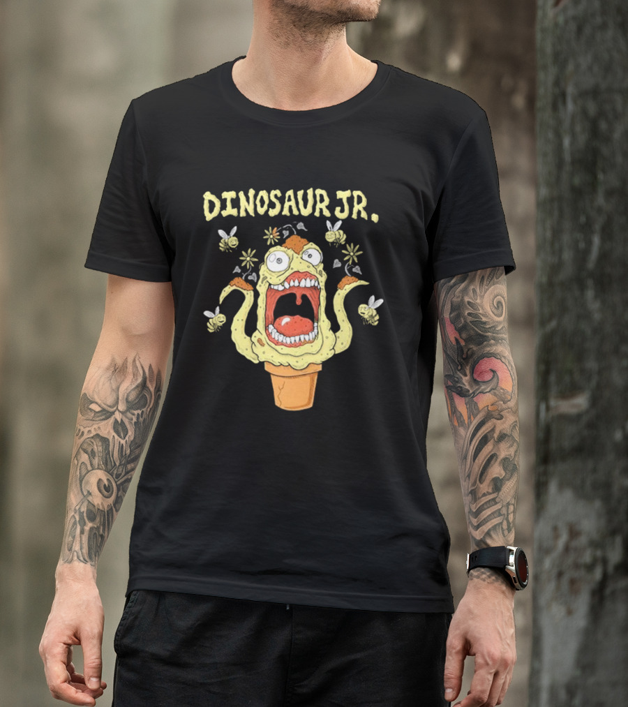 DINOSAUR JR Monster Plant With Bees T-Shirt