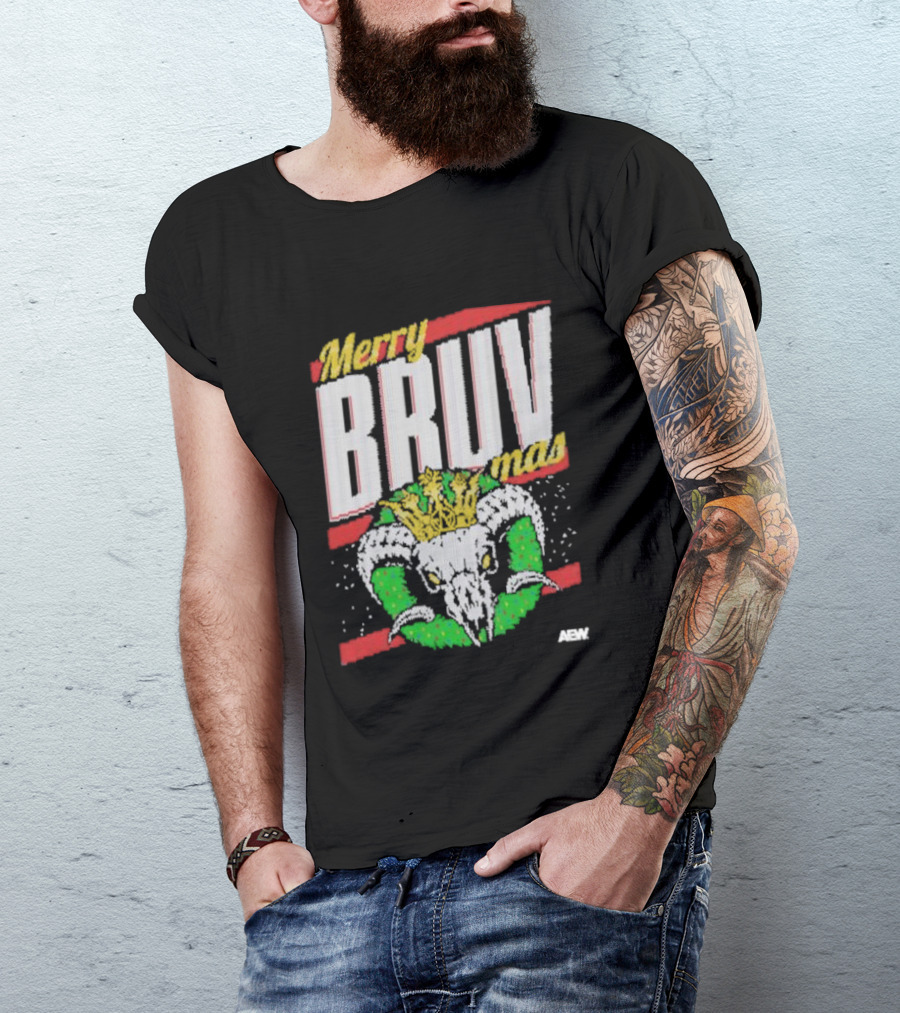 Will Ospreay Merry BRUVmas AEW Holiday Ugly Christmas T-Shirt