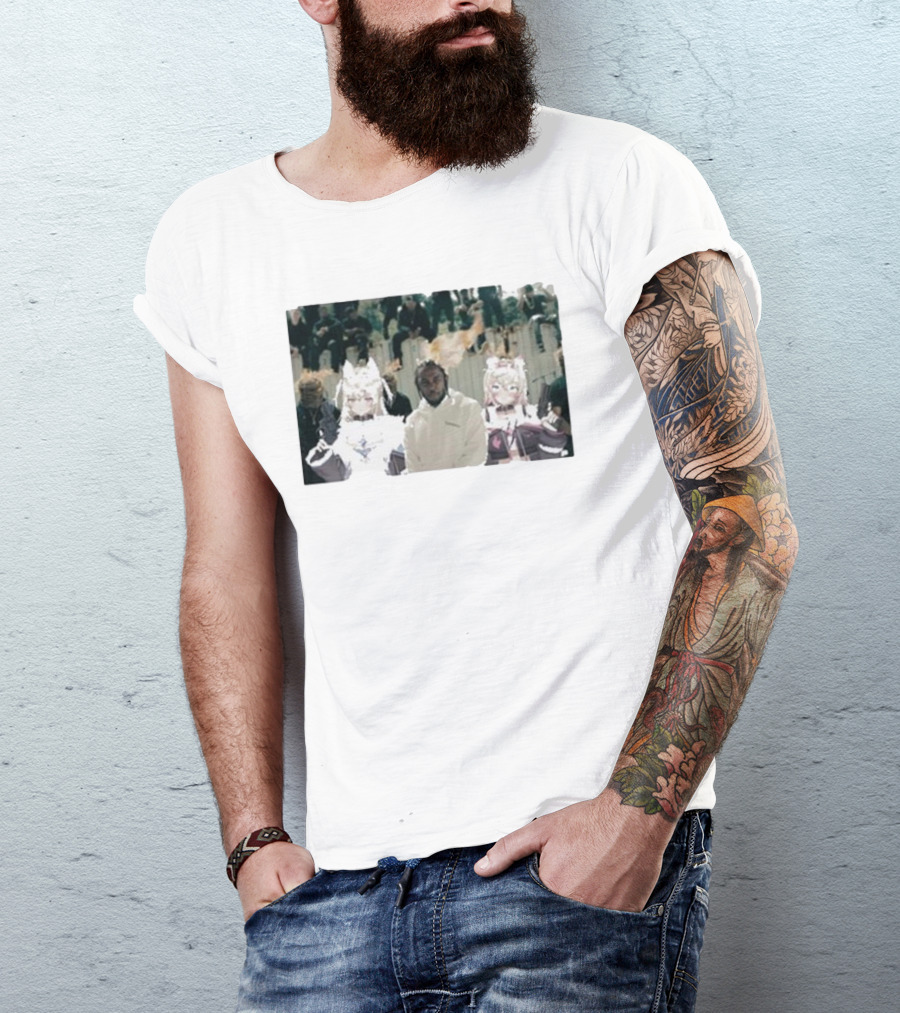 Yaruki FWMC Kendrick Good Dogs Maad City Anime Crossover T-Shirt