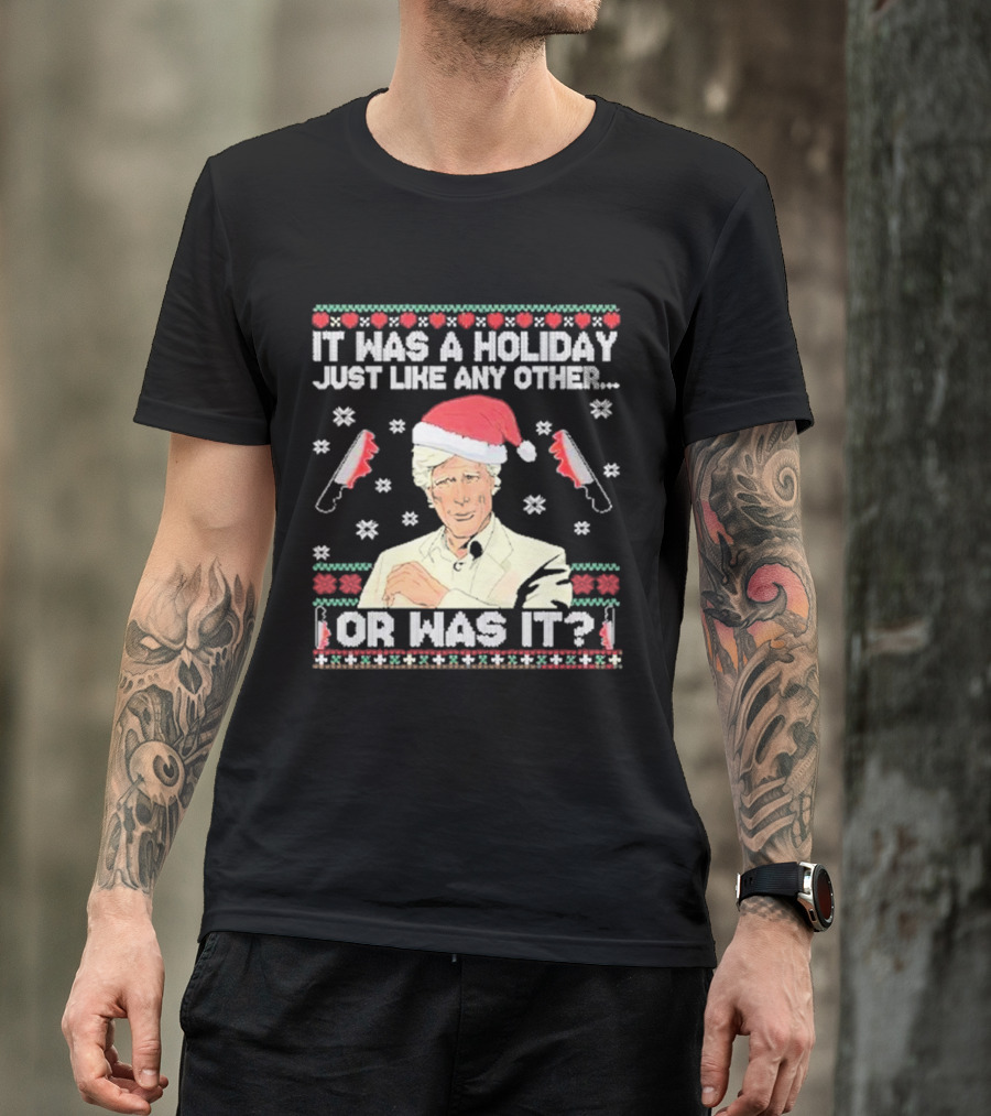 Keith Morrison Holiday Any Other Or Was It Santa Hat Knives T-Shirt