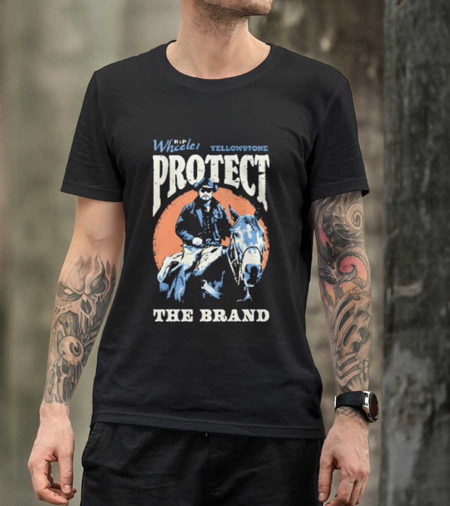 Yellowstone Rip Wheeler Protect The Brand Vintage Cowboy T-Shirt