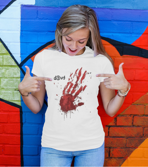 D4VD Blood Handprint Splatter T-Shirt