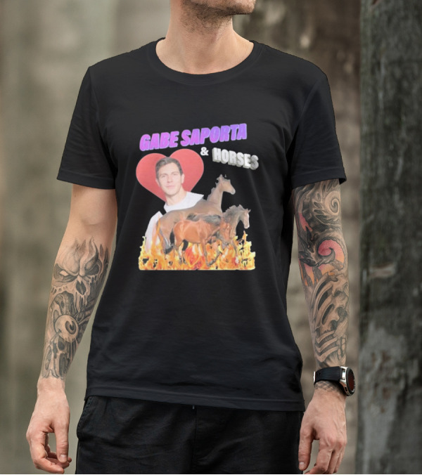 Gabe Saporta And Horses T-Shirt