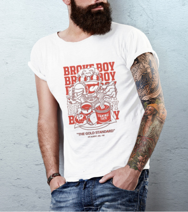Broke Boy The Gold Standard Mt Albert AKL NZ T-Shirt