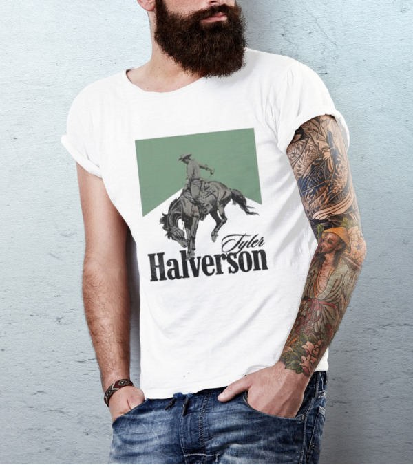 Tyler Halverson Bucking Horse Chevron T-Shirt