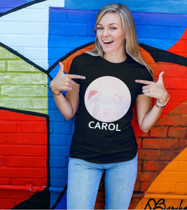 Ariana Grande Carol Christmas Santa Hat Version T-Shirt