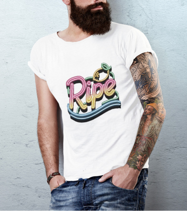 Ripe Neon Ribbed Fruit T-Shirt