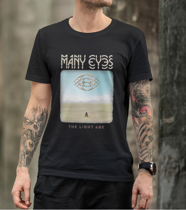 Many Eyes The Light Age Many Eyes Album Cover Desert Scene T-Shirt