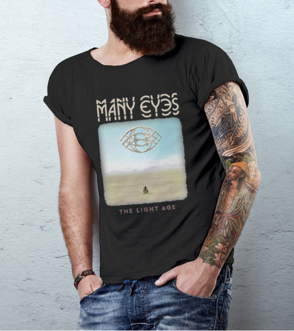 Many Eyes The Light Age Many Eyes Album Cover Desert Scene T-Shirt