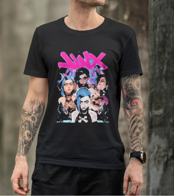 Jinx League Of Legends Arcane T-Shirt