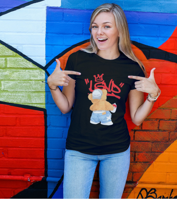 Tagger Bear LGND Lord Supply Graffiti T-Shirt