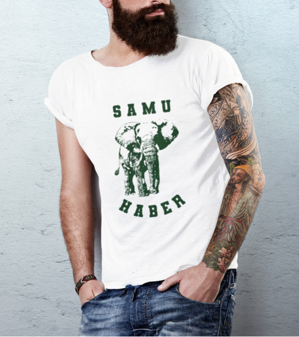 SAMU HABER Elephant T-Shirt