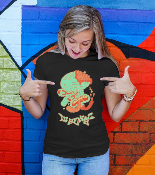 Madkat Ewww Calamardo Surreal Zombie Pop T-Shirt