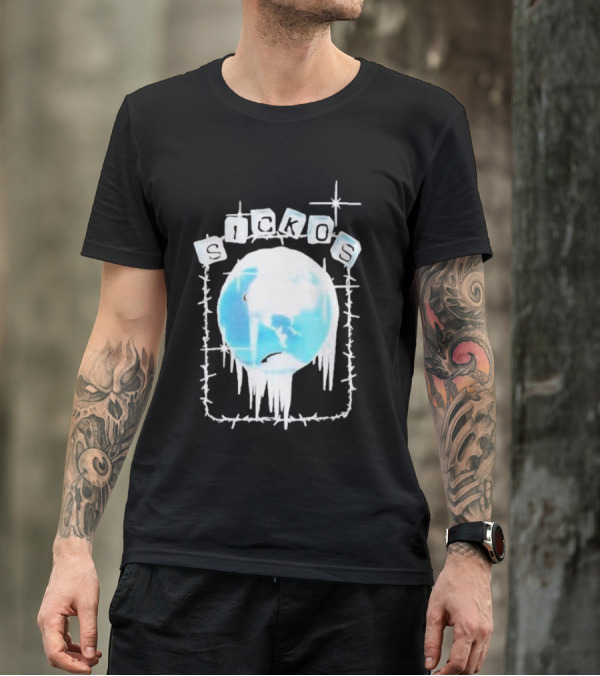Sickos Ice World Frozen Barbed Wire T-Shirt